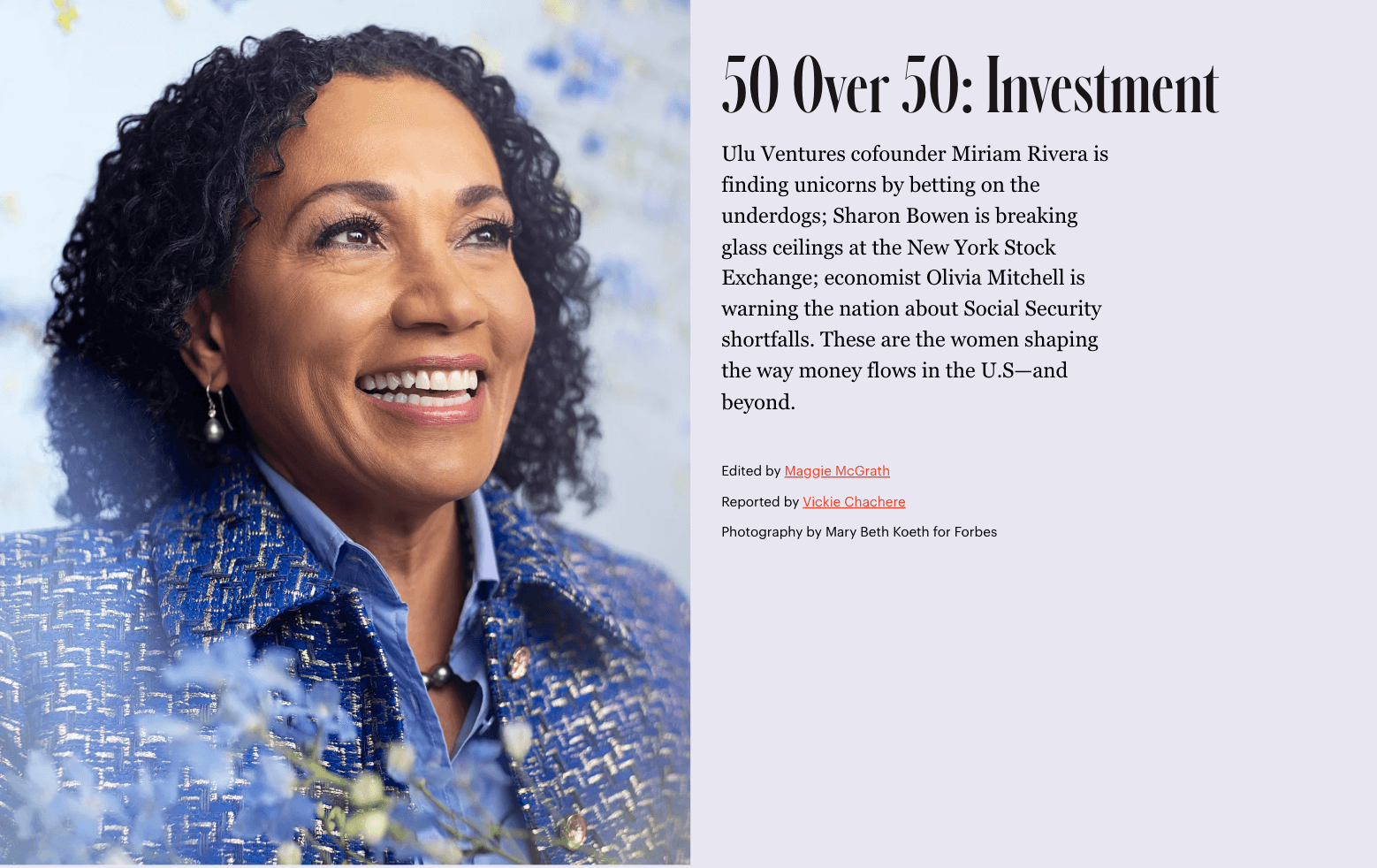 Pear VC’s Mar Hershenson on Forbes 50 over 50